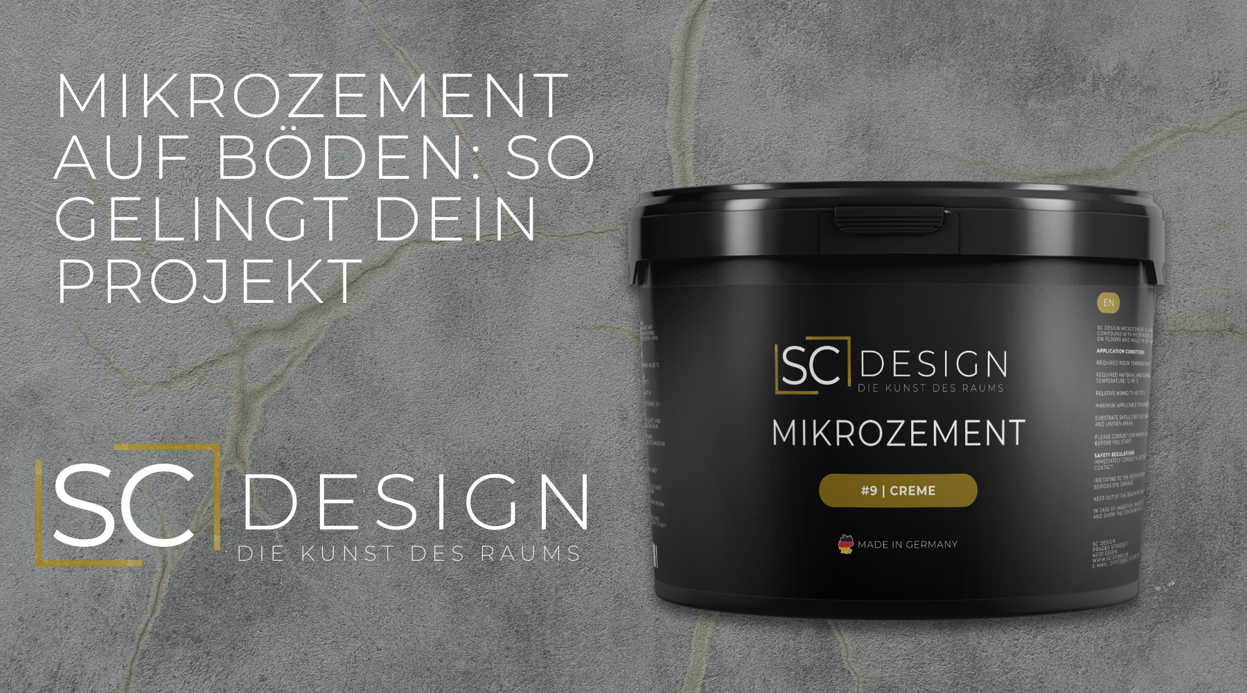 Mikrozement auf Böden: So gelingt dein Projekt