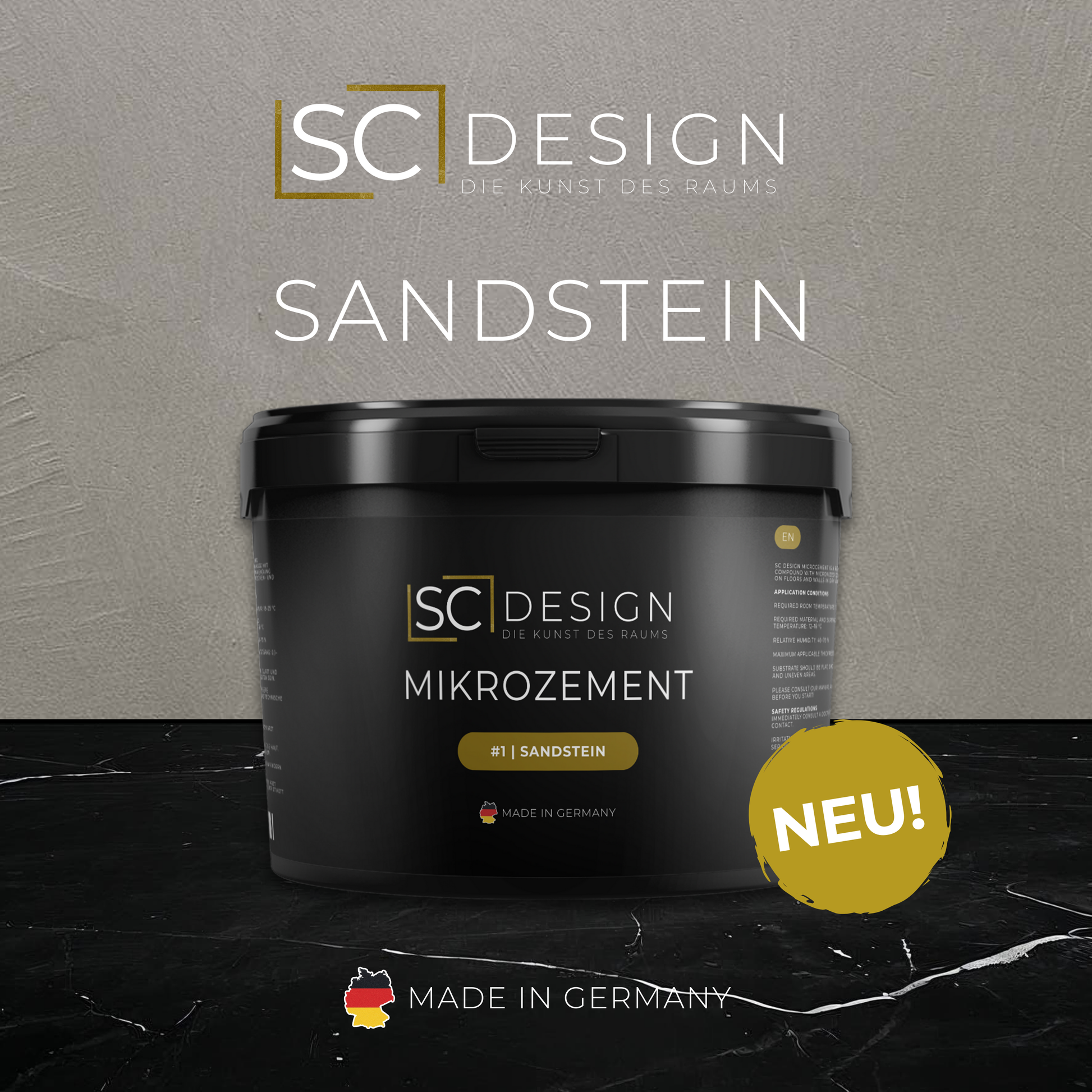 SC Design | Mikrozement | #1 Sandstein