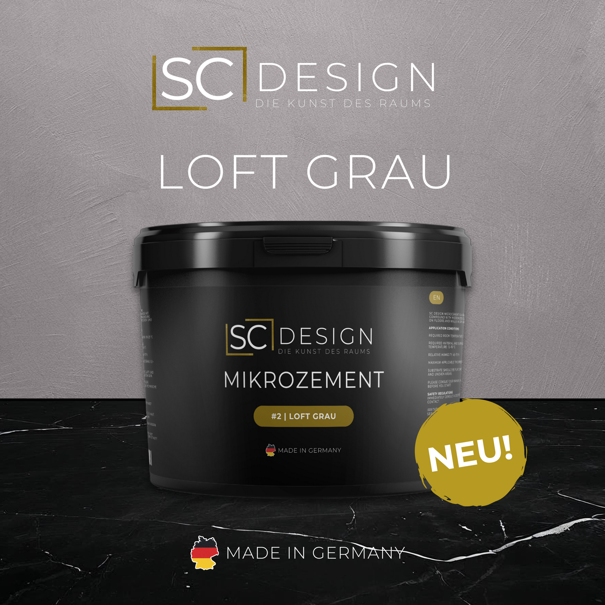 SC Design | Mikrozement | #2 Loft Grau
