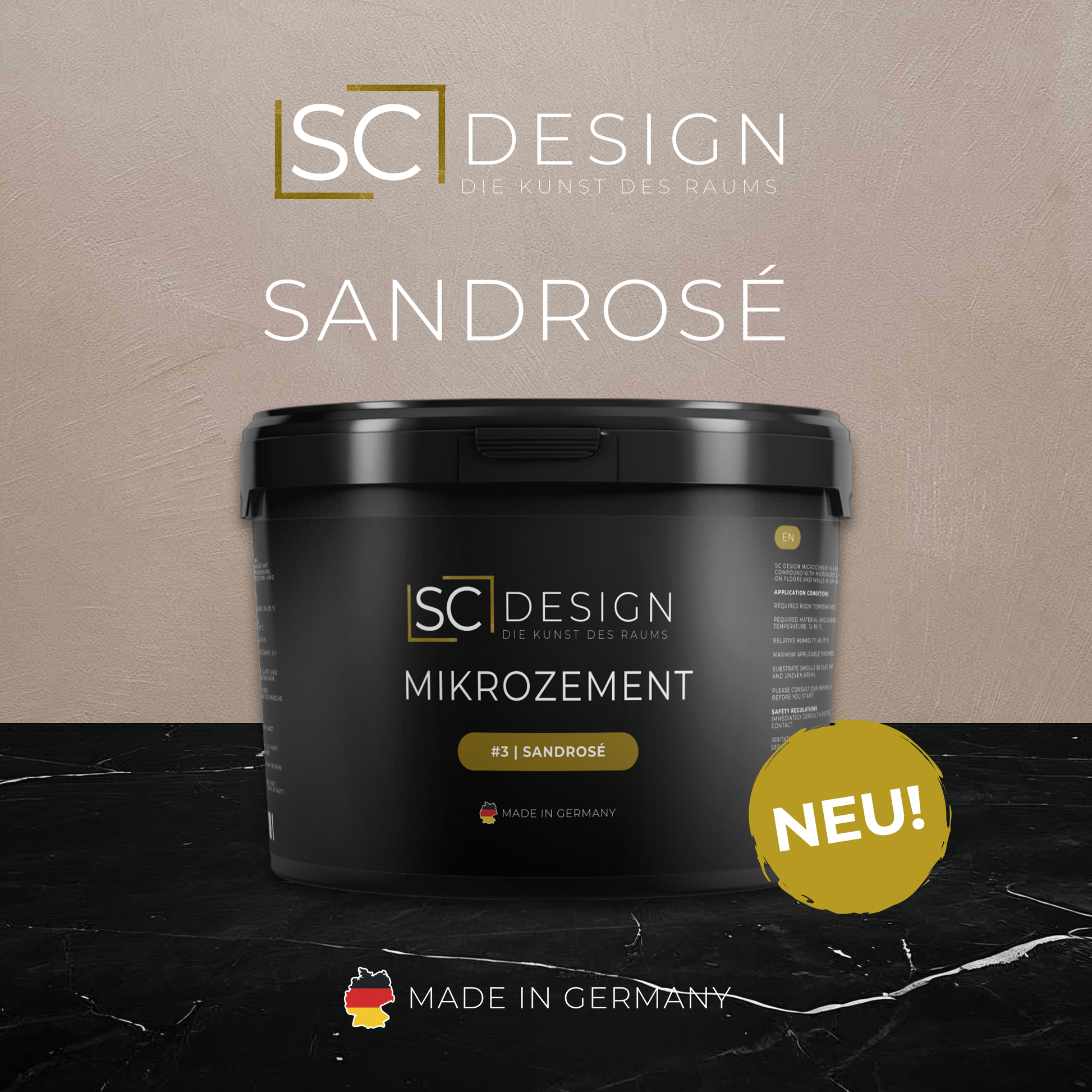 SC Design | Mikrozement | #3 Sandrosé