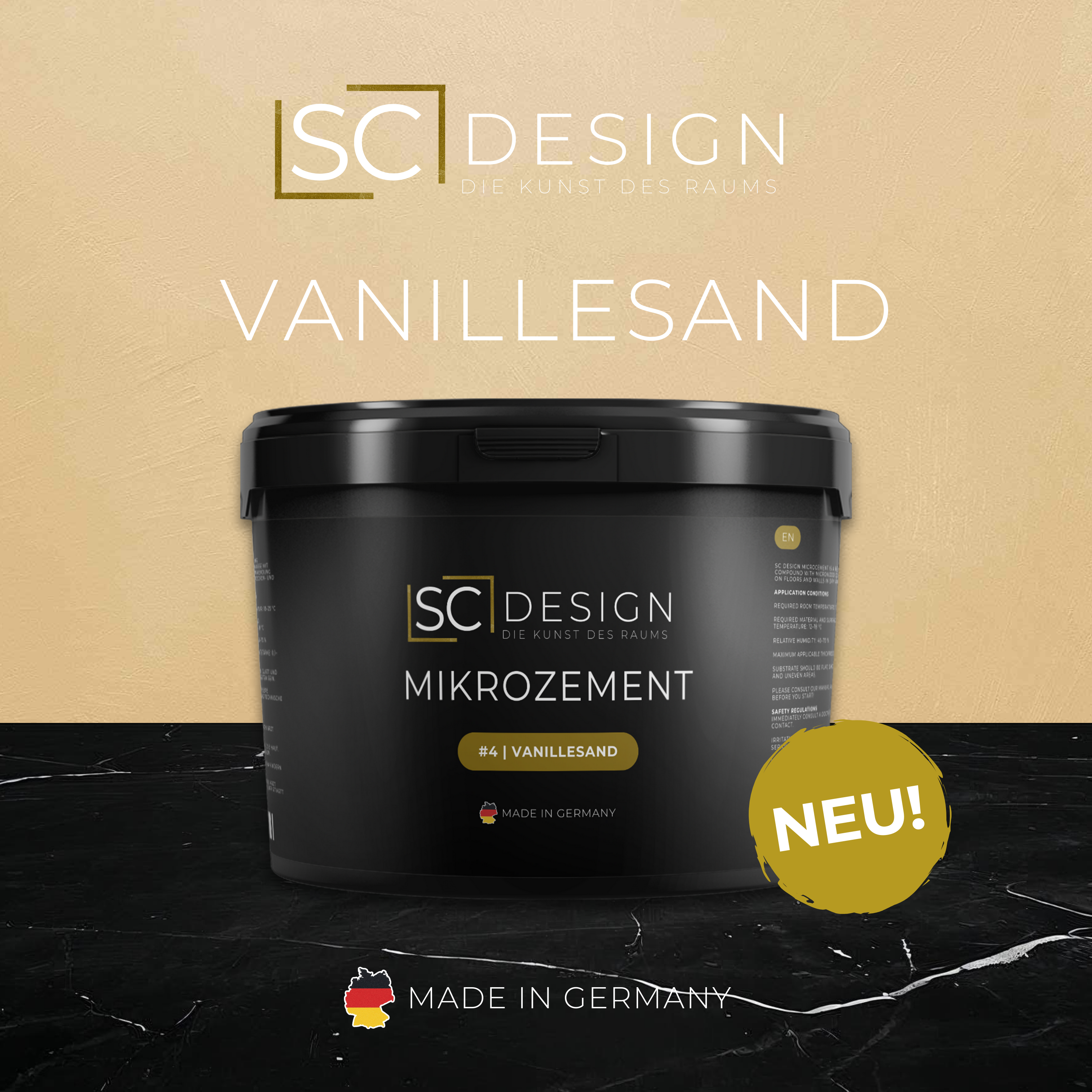 SC Design | Mikrozement | #4 Vanillesand