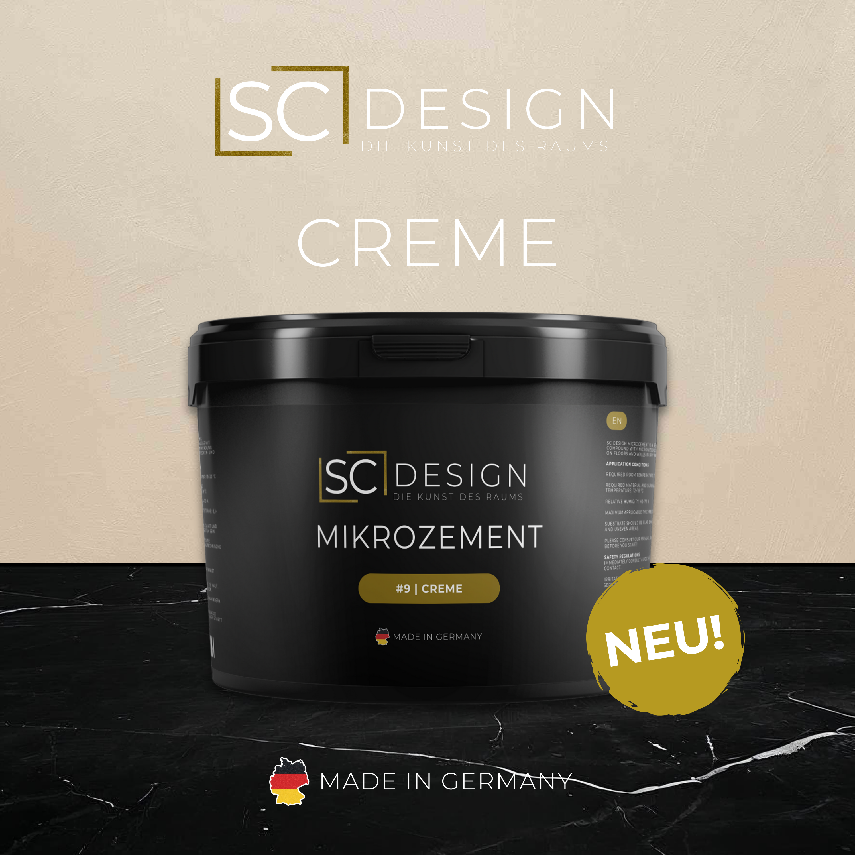 SC Design | Mikrozement | #9 Creme